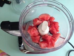 Chopped Watermelon