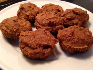 Gluten free mini pumpkin muffins